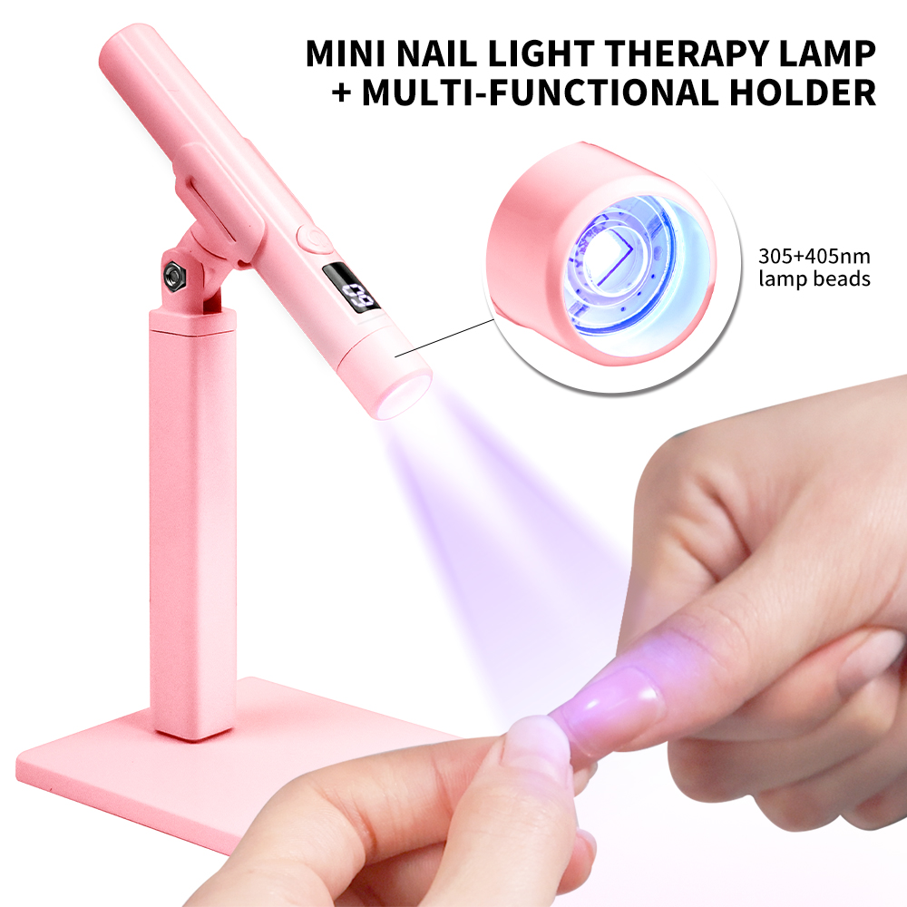 Resin Art Stand - Lámpara LED UV portátil para uñas,