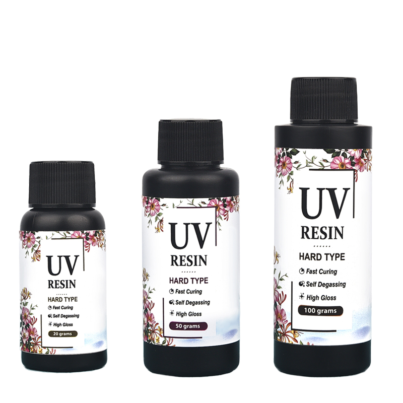 Uv Resin Clear Hard - Pegamento UV de resina de cristal,