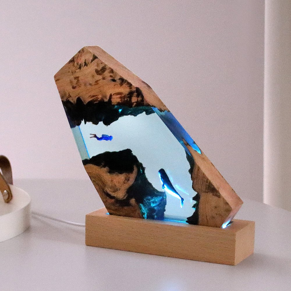 Resin Art Wedding Gift - Nueva Decoración de Escritorio con Figura