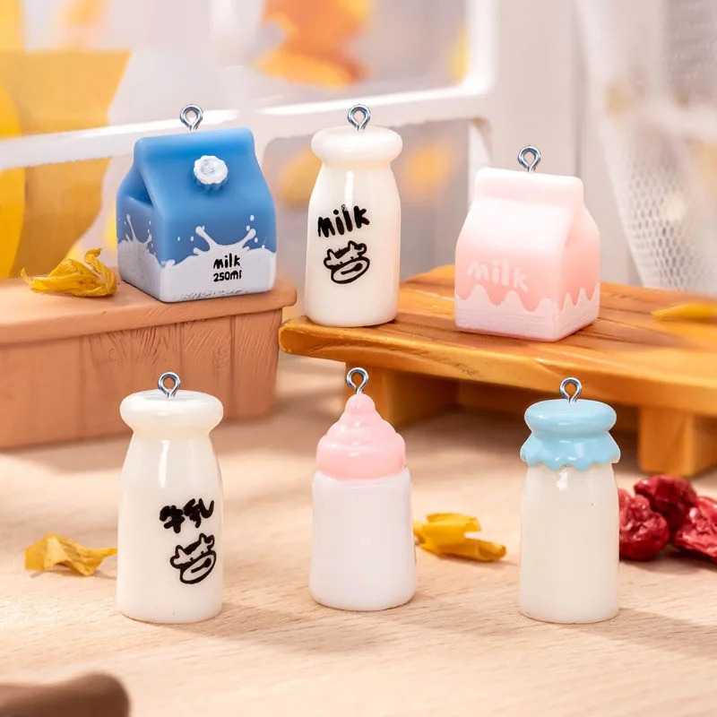 Resin Art Jewelry Kit - 10 Uds. Mini colgantes de resina