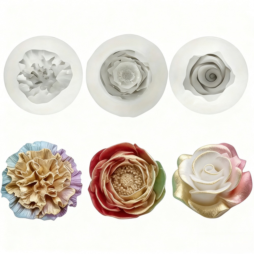 Resin Art Wedding Gift - Moldes de silicona de 3 piezas