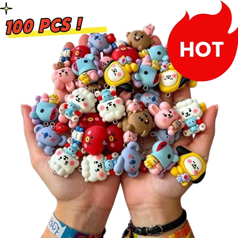 Resin Art Jewelry Kit - 7 piezas de dijes de resina