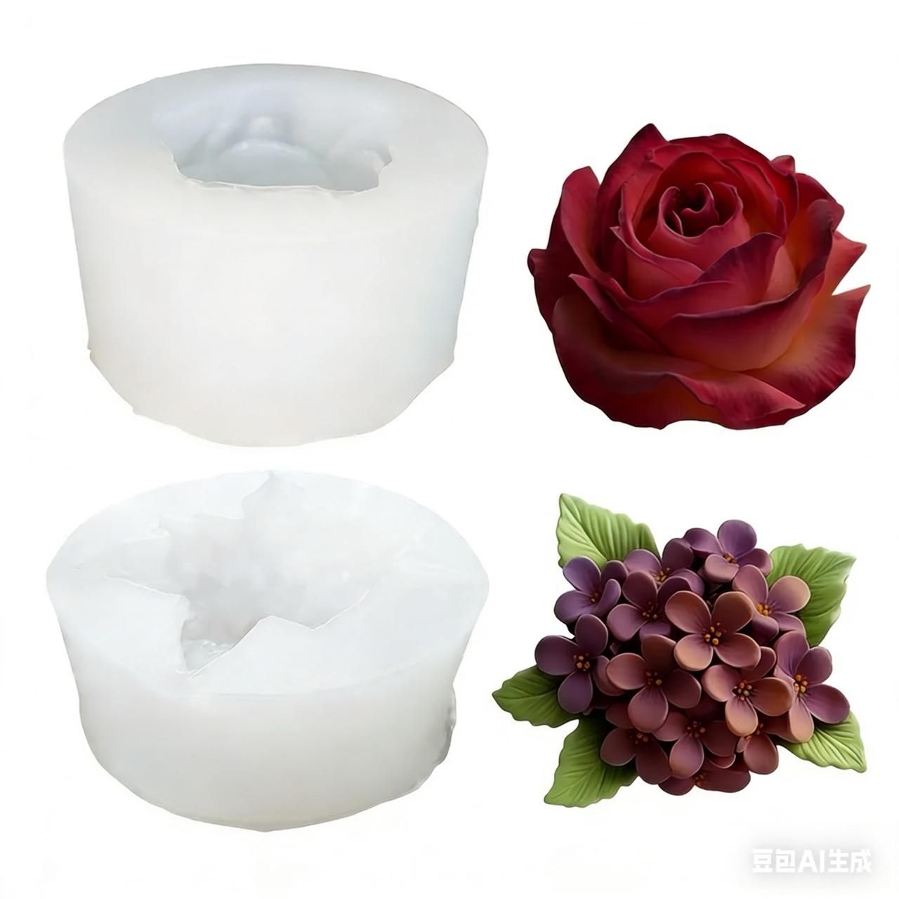 Resin Art Wedding Gift - 2 piezas de moldes de silicona