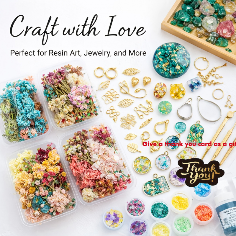 Resin Art Wedding Gift - Set de 10 Cajas de Ramos