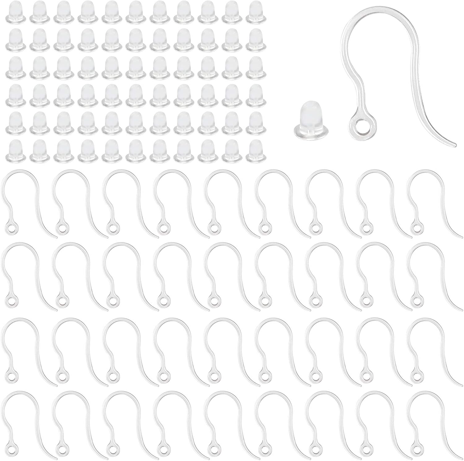 Resin Art Jewelry Kit - 40 Uds. Ganchos para pendientes de