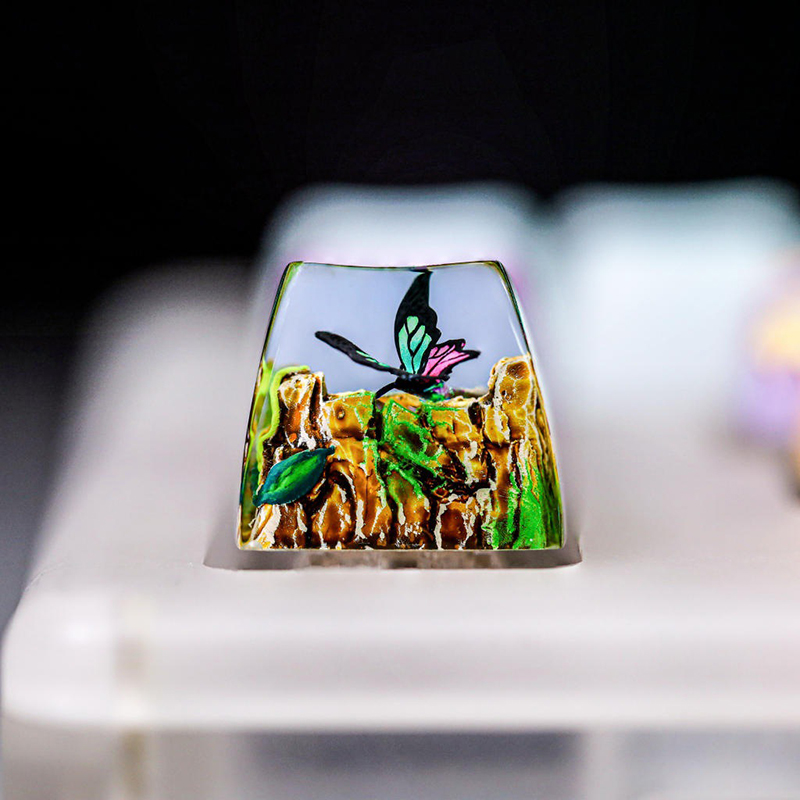 Resin Art And Decor - Tecla de resina con diseño de
