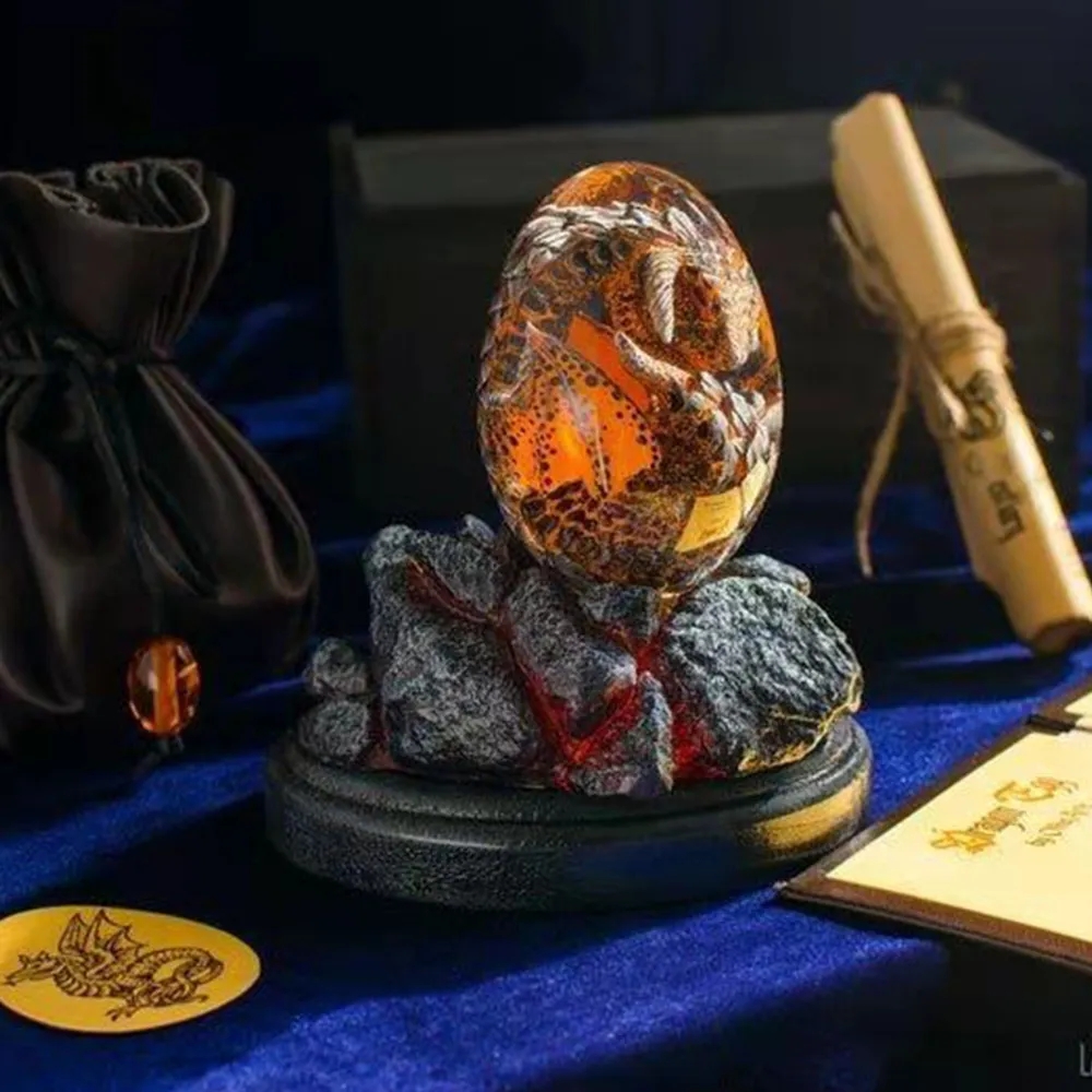 Estatua de huevo de dragón de  - Resin Art Stand reseña y precio