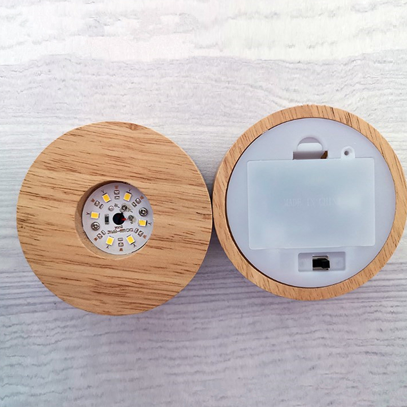 Base de exhibición de luz LED  - Resin Art Stand reseña y precio