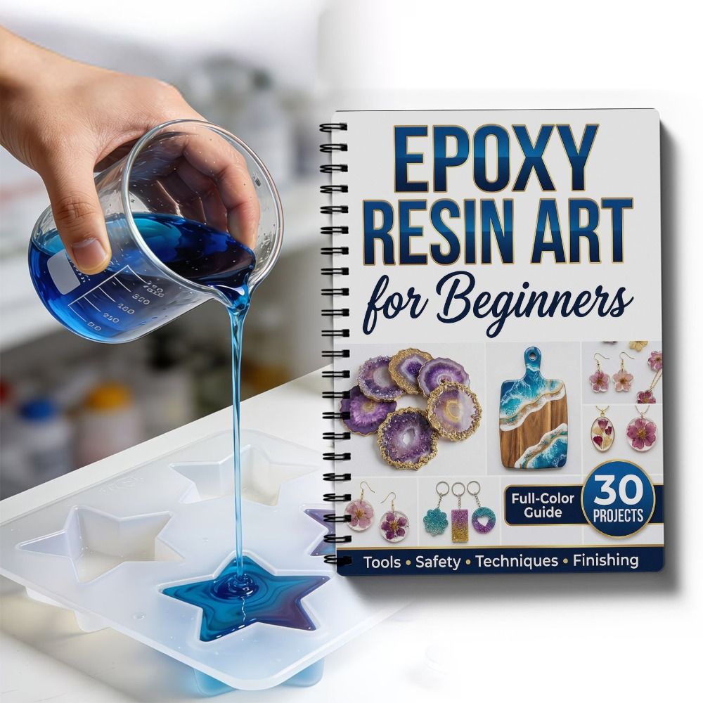 Manual ilustrado paso a paso d - Resin Art Tutorial reseña y precio