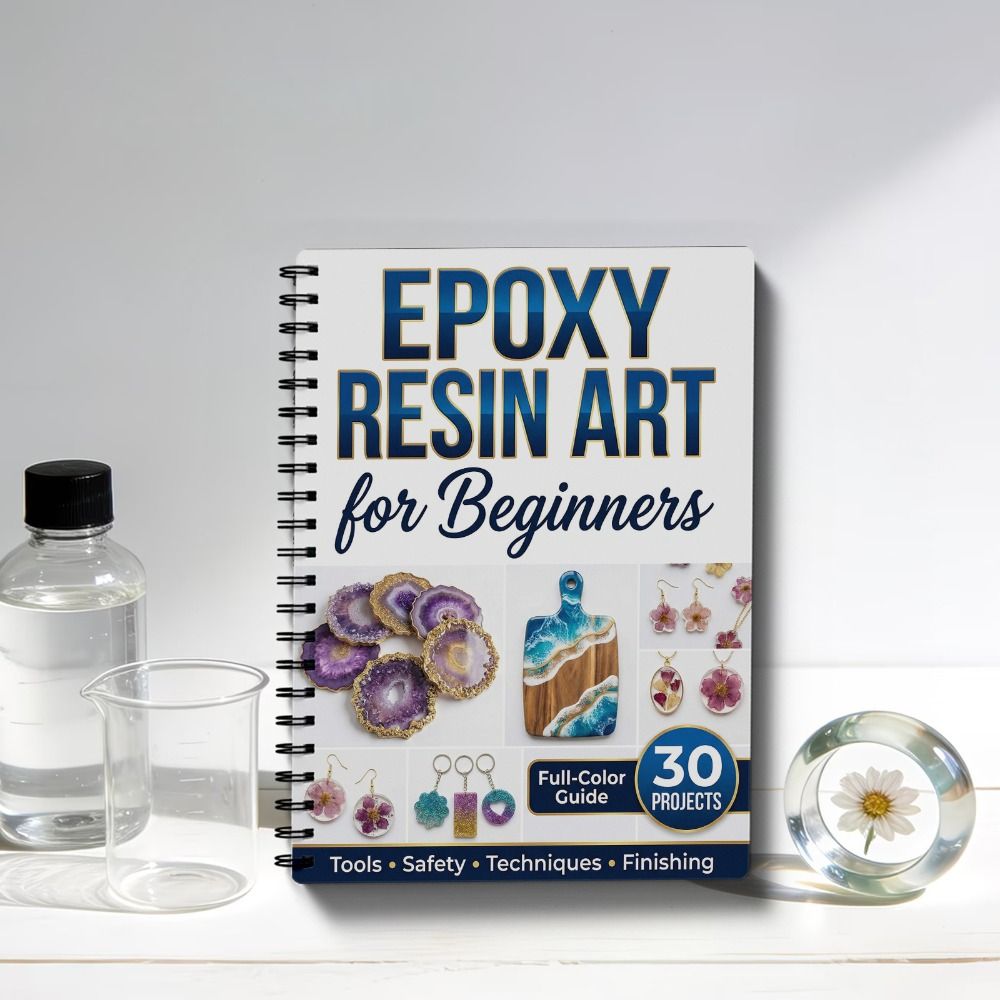 Manual ilustrado paso a paso d - Resin Art Tutorial reseña y precio