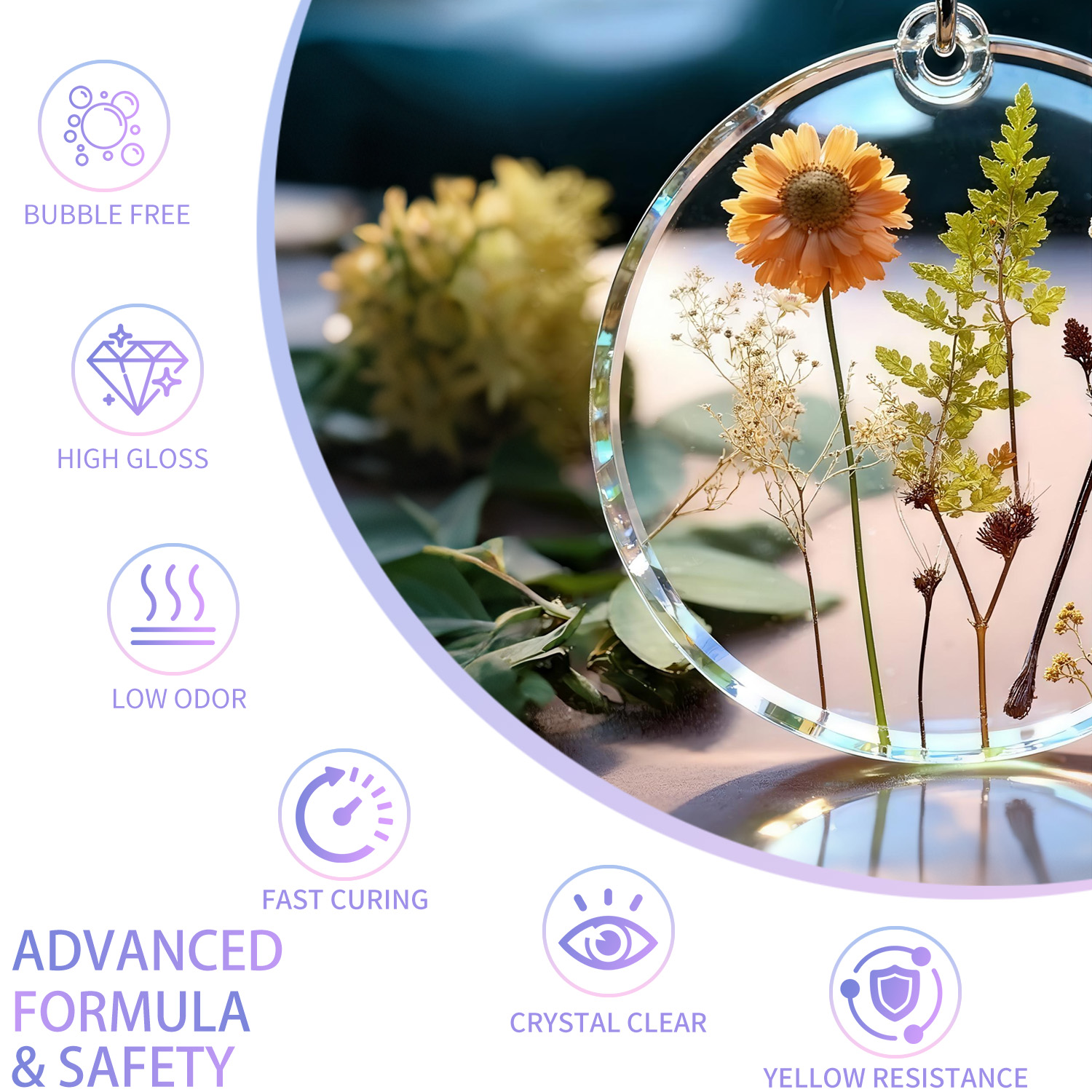 Resina UV de 200g, resina epox - Uv Resin Clear Hard reseña y precio