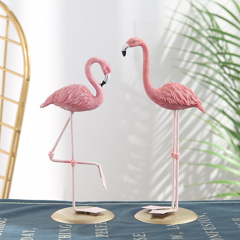 Figuras de flamencos rosas, de - Resin Art Wedding Gift reseña y precio