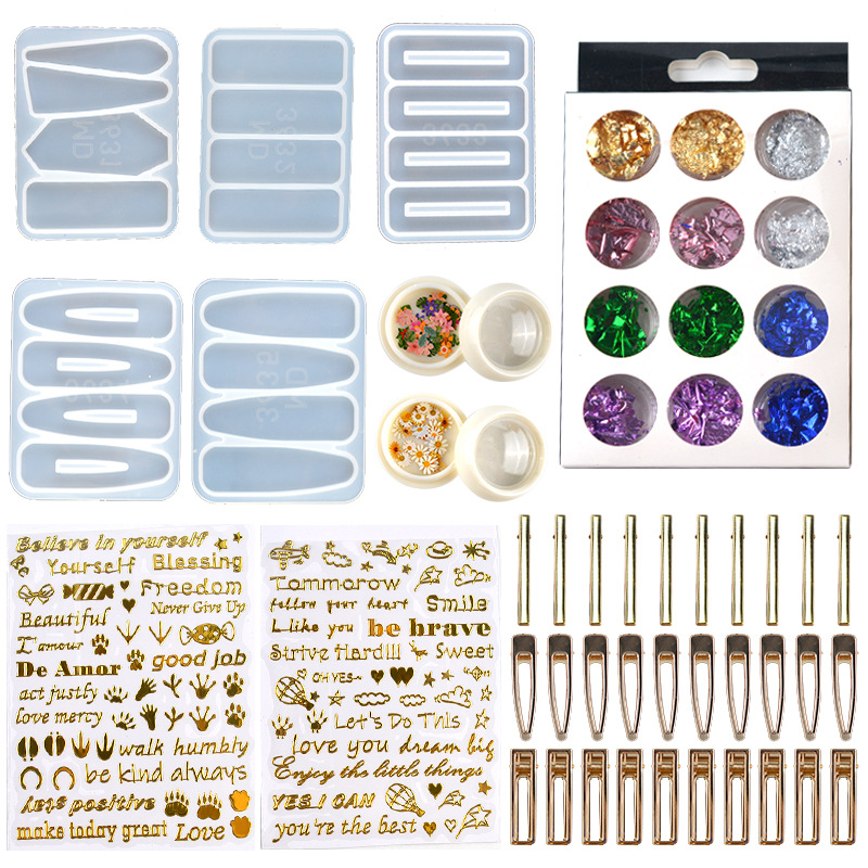 Clip de pelo de resina epoxi D - Resin Art Stone reseña y precio