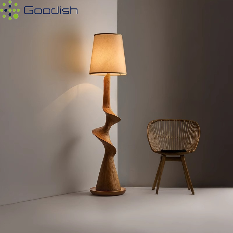 Lámpara de pie LED de madera c - Resin Art Floor reseña y precio