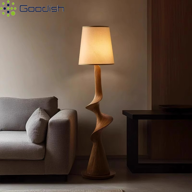 Lámpara de pie LED de madera c - Resin Art Floor reseña y precio