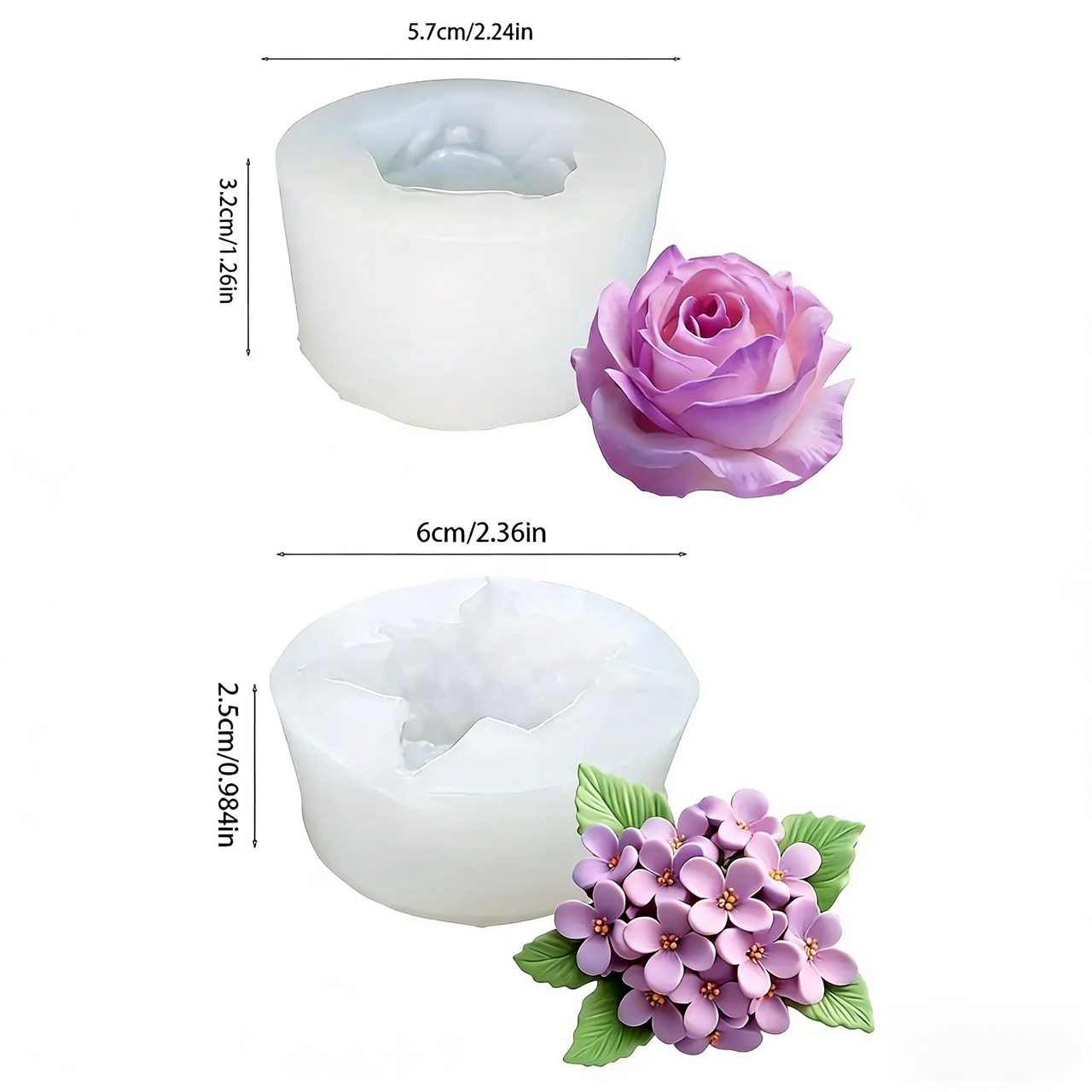2 piezas de moldes de silicona - Resin Art Wedding Gift reseña y precio