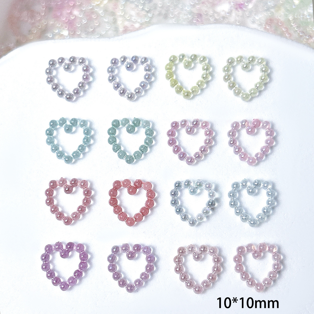 100 piezas de adornos para uña - Resin Art Ring Design reseña y precio
