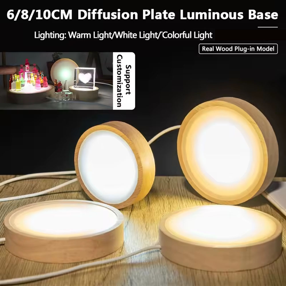 Base de Luz Nocturna LED, Sopo - Resin Art Stand reseña y precio