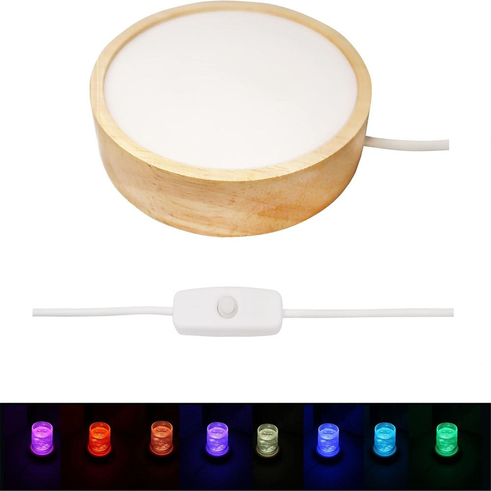 Base de Luz Nocturna LED, Sopo - Resin Art Stand reseña y precio