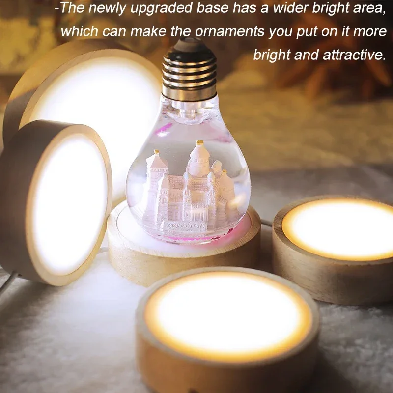 Base de Luz Nocturna LED, Sopo - Resin Art Stand reseña y precio