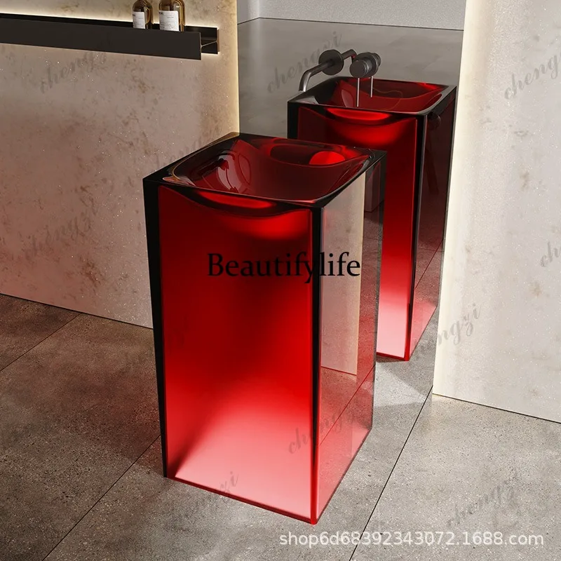 Lavabo de columna de resina tr - Resin Art Floor reseña y precio