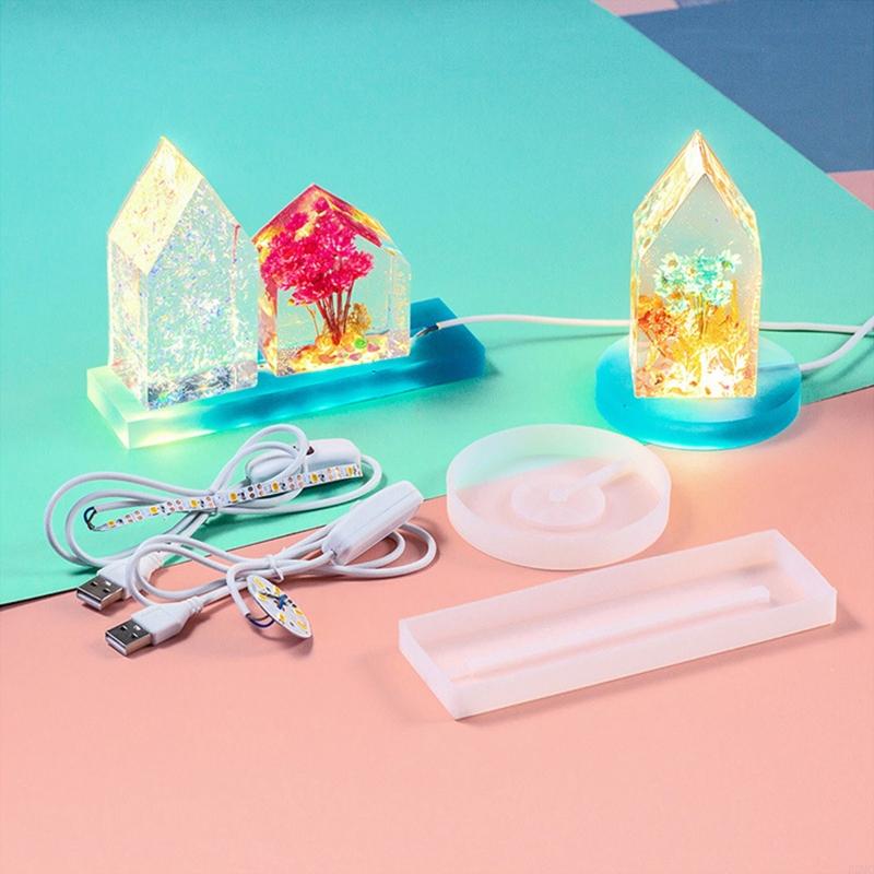 Molde silicona R3MC con luz LE - Resin Art Stand reseña y precio
