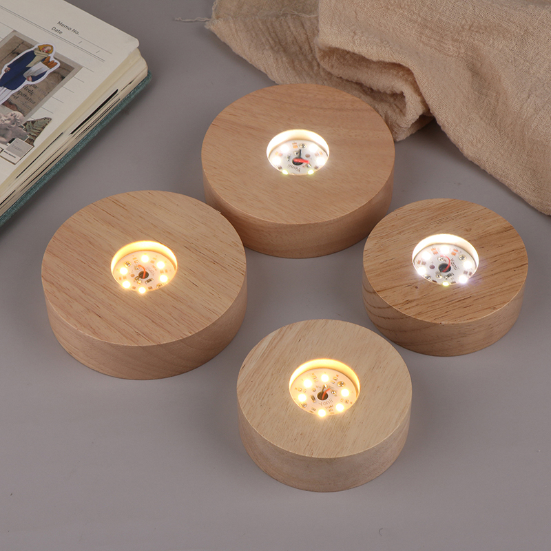 Base de exhibición de luz LED  - Resin Art Stand reseña y precio