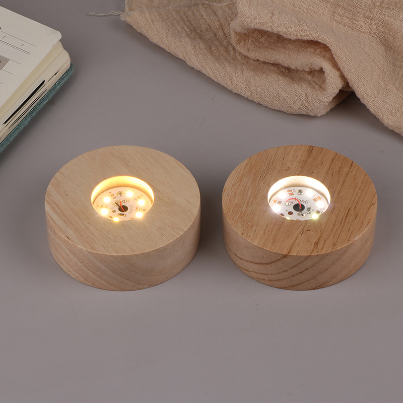 Base de exhibición de luz LED  - Resin Art Stand reseña y precio