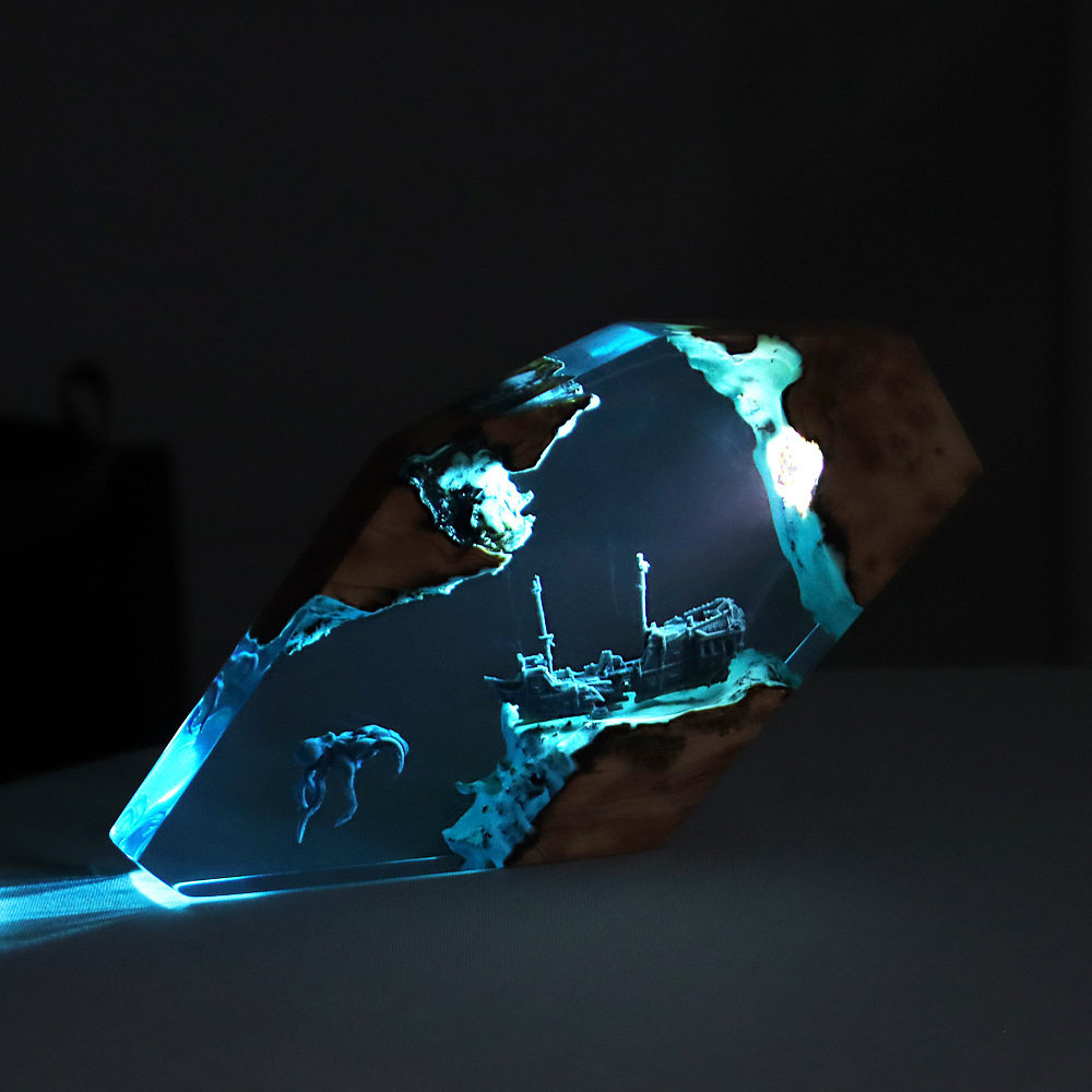 Adorno Luminoso Personalizado  - Resin Art And Decor reseña y precio