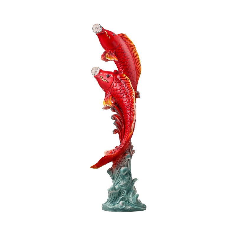 Escultura de pez de cinco sabo - Resin Art Floor reseña y precio