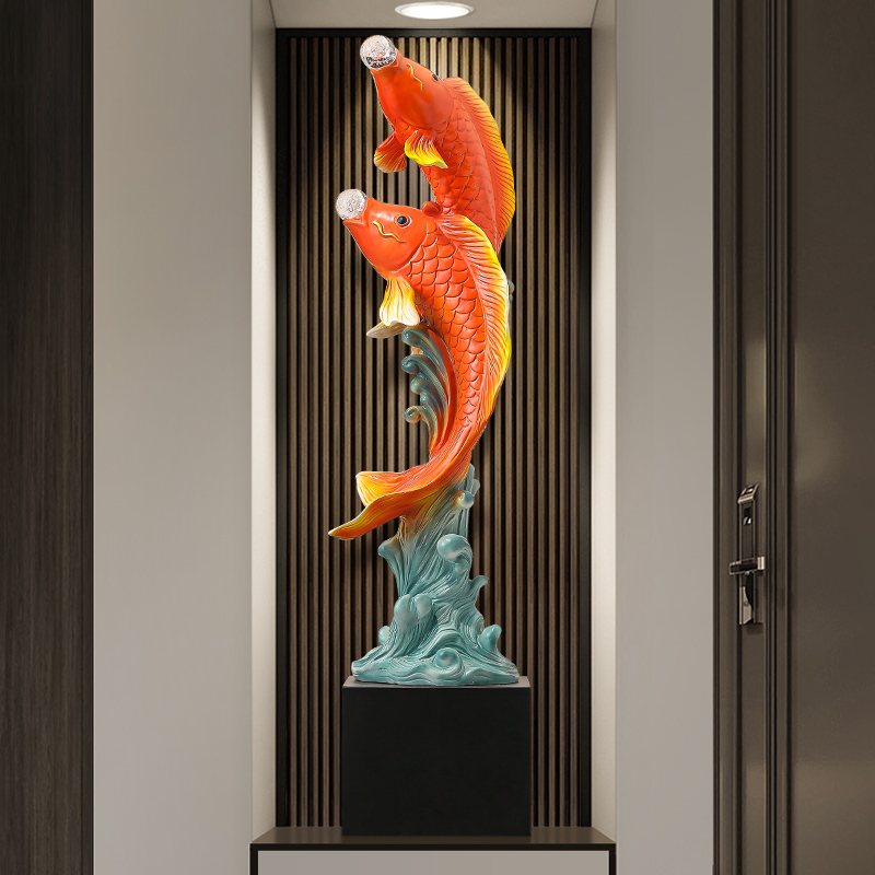 Escultura de pez de cinco sabo - Resin Art Floor reseña y precio