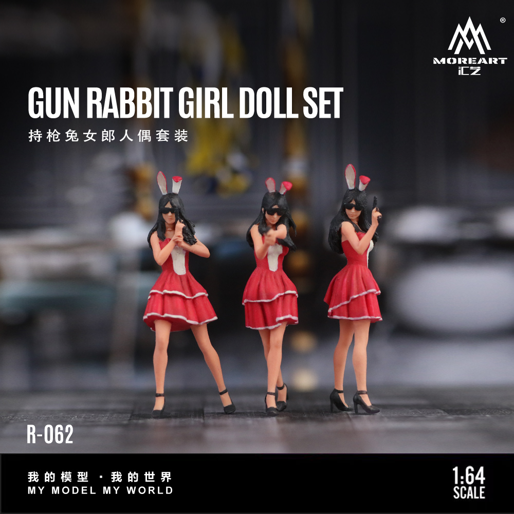 Más arte 1:64 The Bunny Girl m - Resin Art And Decor reseña y precio